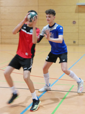 Handball Torhüter Balancieren